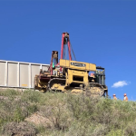 R. J. Corman Sideboom Operating in Wyoming