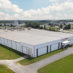 Outdoor Aerial Shot of the R. J. Corman Clarksville Distribution Center